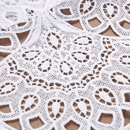 Wholesale Polyester Guipure African Embroidery Lace Fabric Oeko-Tex 100 Certificated